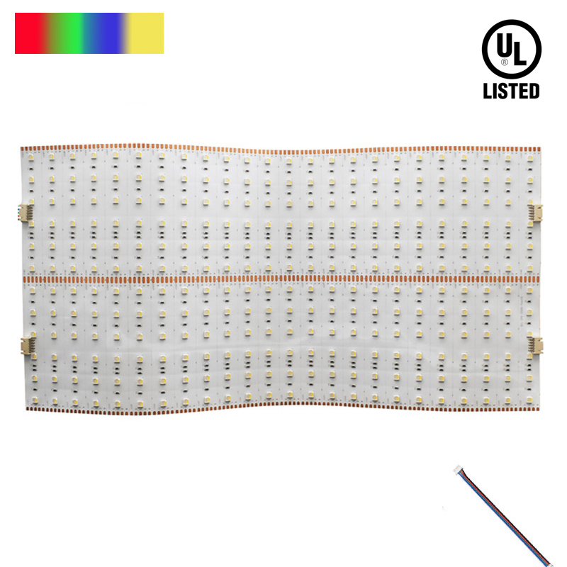 24V 5050 4in1 RGBW LED Sheet Cuttable Flexible 24x12